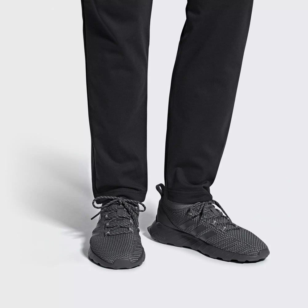 Adidas Questar Rise Tenis Grises Para Hombre (MX-79968)